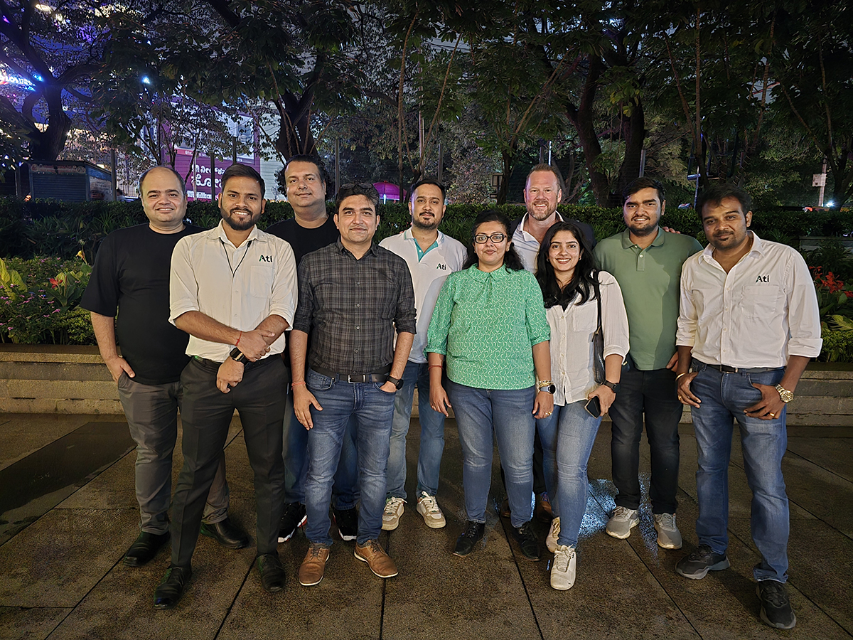 Ati Robotics team gathering in the evening