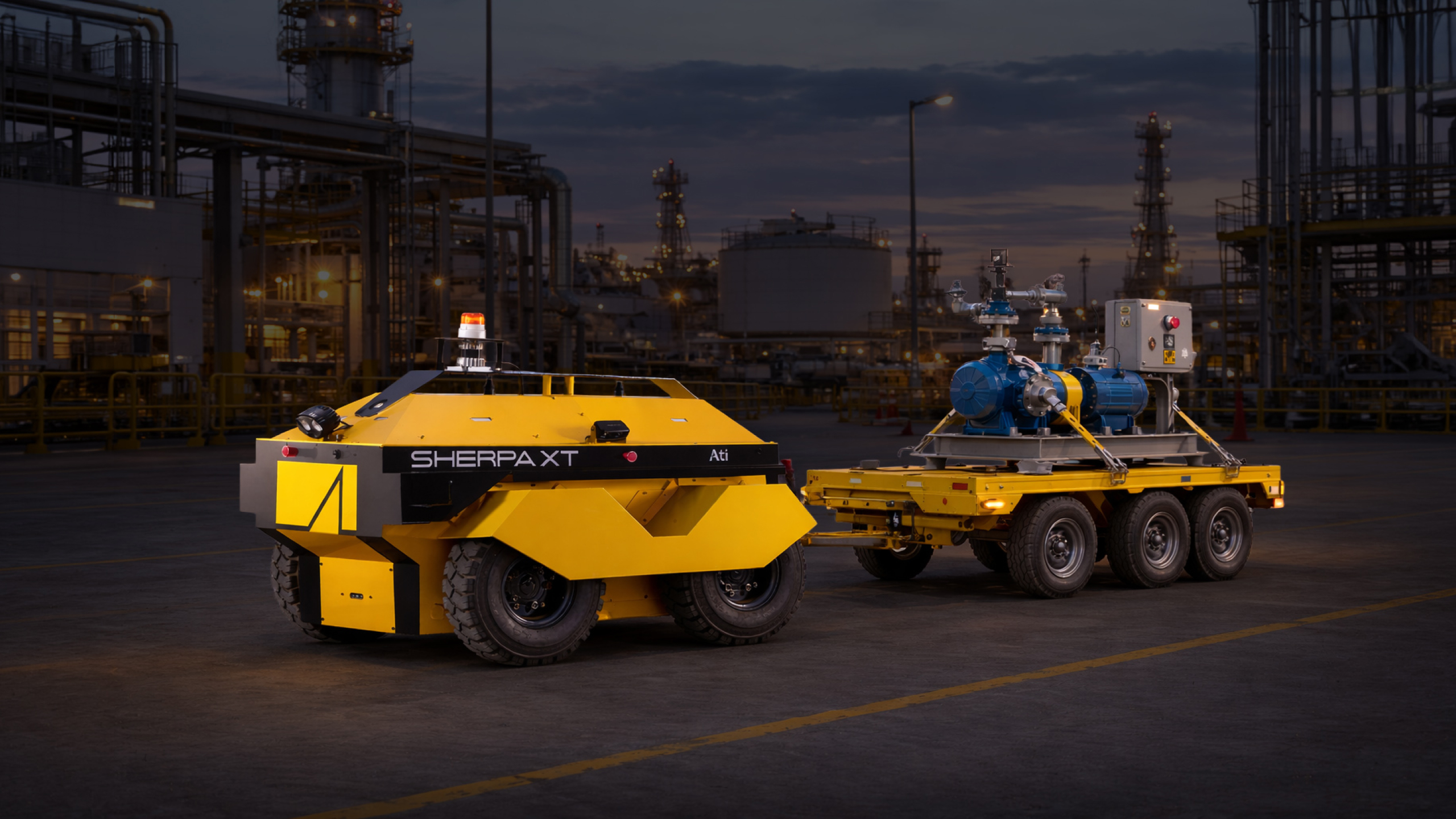 Energy and oil and gas industrial facility