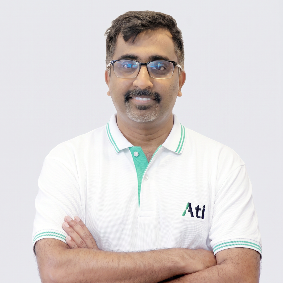 Portrait of Bibin Shivas, VP of Operations at Ati Robotics